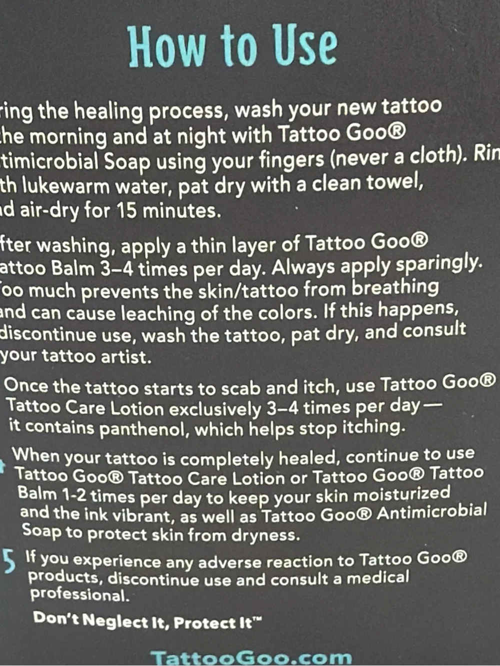 3 Tattoo Goo Care Kits Antimicrobial Cleansing Soap Lotion Salve In Each Box